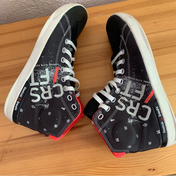 Reebok Crossfit Lite TR Womens Powerlifting Gym High Top Black Shoes - Picture 4 of 5